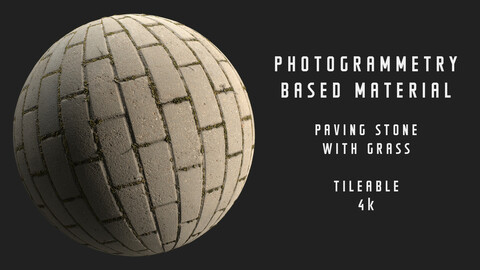 001 Paving stone - Photogrammetry based material