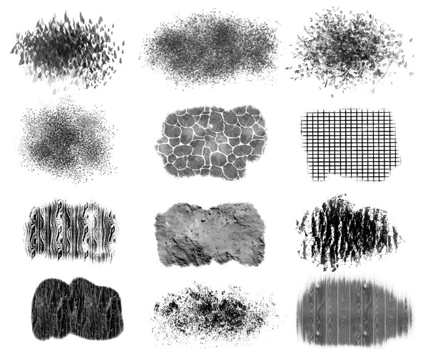 ArtStation Procreate Ghibli houses brush set Brushes