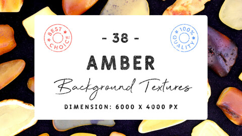 38 Amber Background Textures