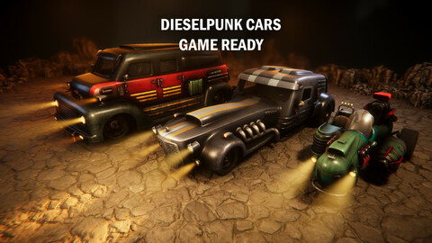 Dieselpunk cars