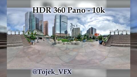 HDR 360 Panorama - DTLA - 43 California Plaza