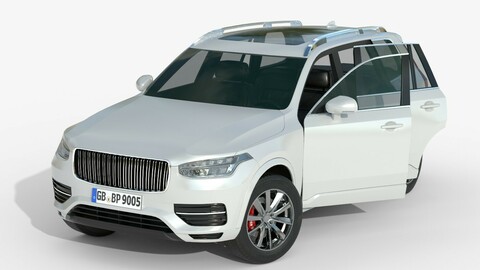 Lowpoly Volvo XC Game Ready Car Vehicle