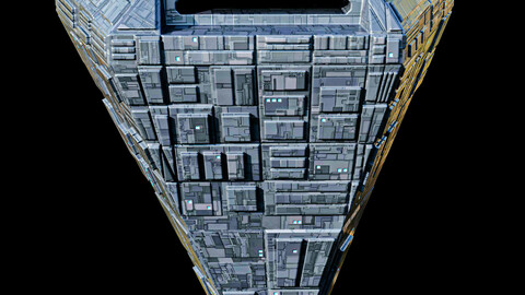 Pentagon Space Station Spaceship Spacecraft