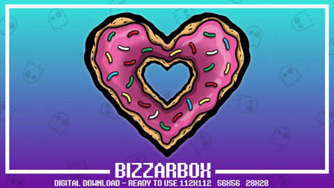 Twitch Emote: Donut Heart