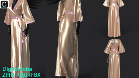 Digital robe /clo3d/marvelous designer