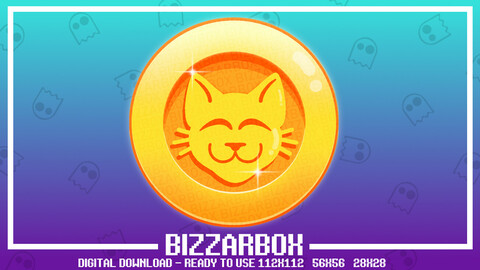 Twitch Channel Point Emote: Cat Coin