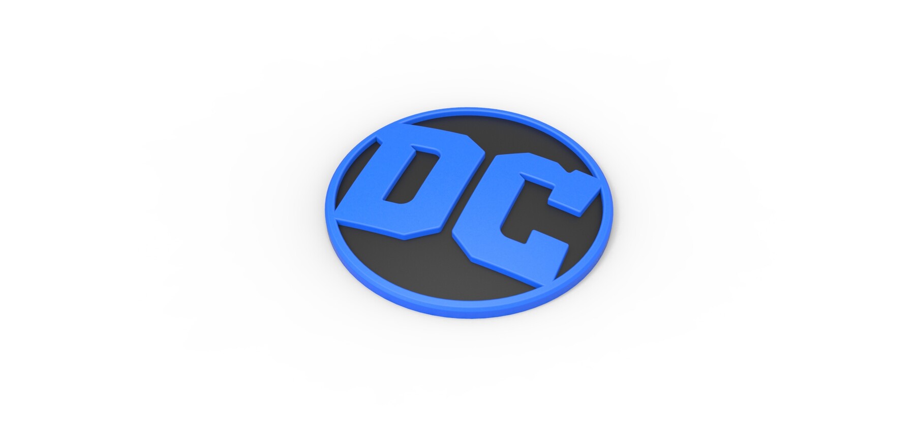 ArtStation - 3D printable DC emblem | Resources