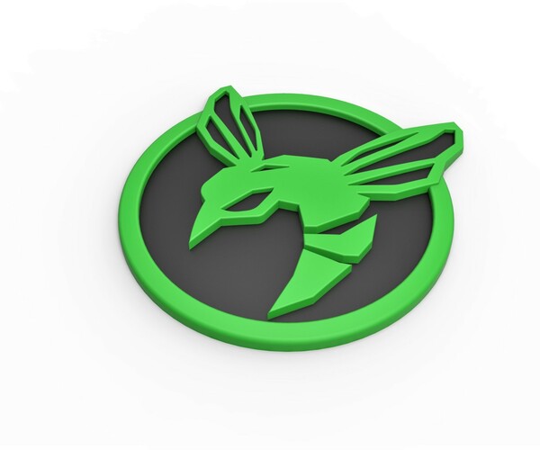 ArtStation - 3D printable Green Hornet emblem | Resources