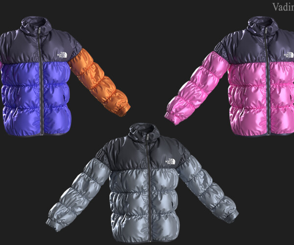 ArtStation - JACKET №1. Marvelous Designer / Clo 3D project +obj +fbx ...