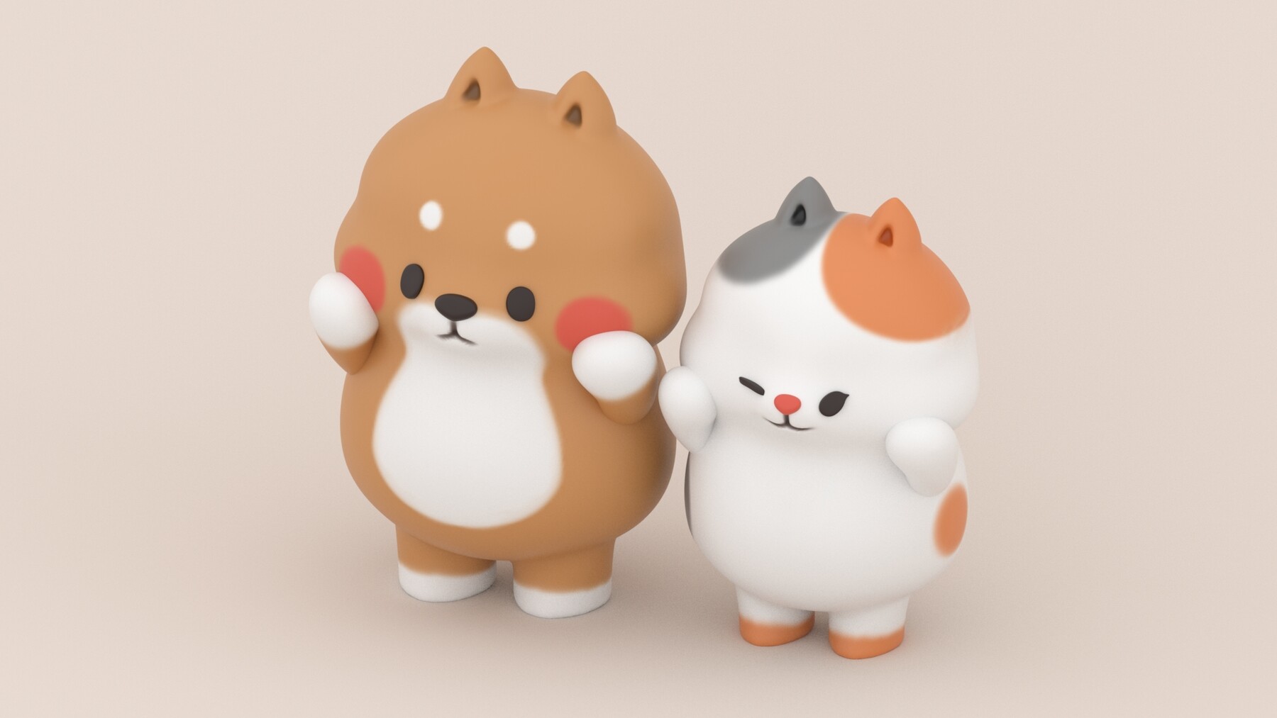 ArtStation - Yuta and Bella - Tonton Friends Fan Art - 3D Print Models ...