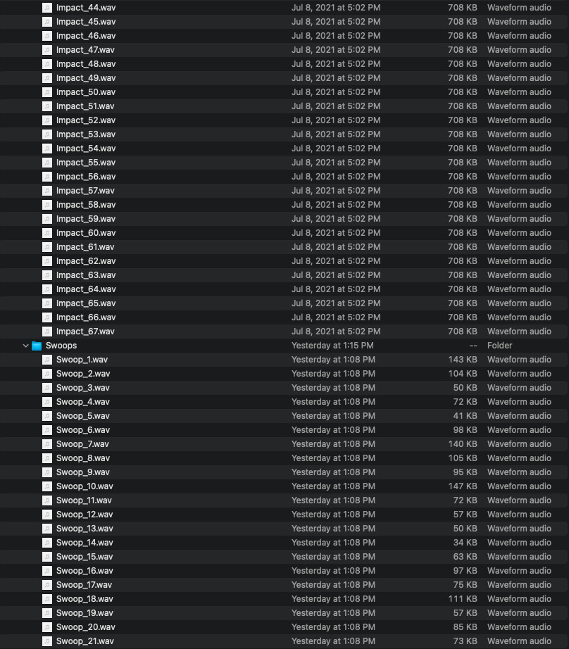 ArtStation Transition Sound Effects Game Assets