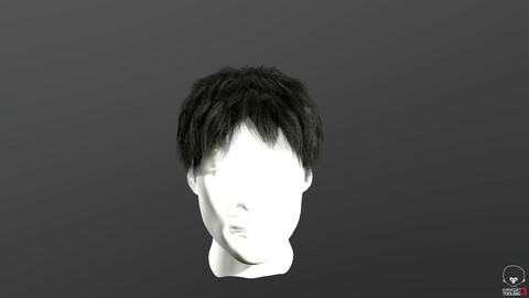 Real-time hair 2 Low-poly