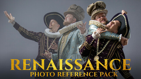 Renaissance Photo Reference Pack for Artists 291 JPEGs