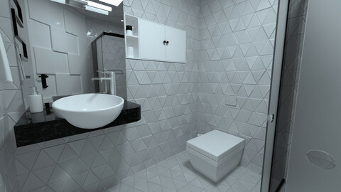 Compact Minimalistic Stylish Bathroom