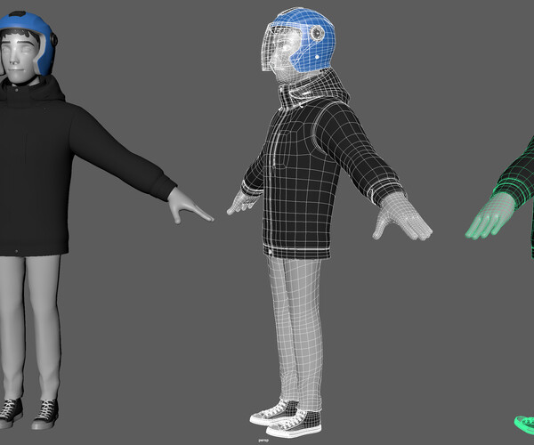 ArtStation cartoon character D Resources