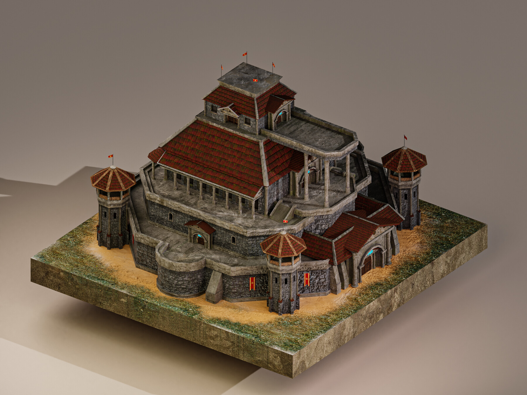 medieval castle model ideas
