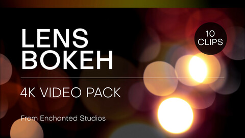 Lens Bokeh Overlay Loops - 4K Video Pack