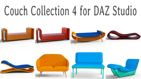 Couch Collection 4 for DAZ Studio