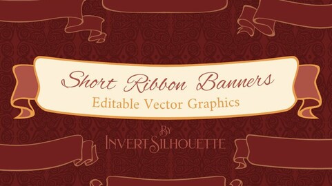 Short Ribbon Banner Set 01