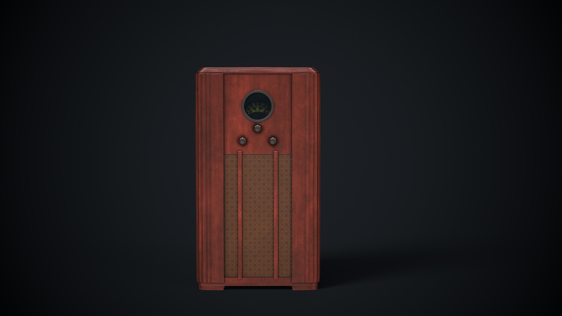 ArtStation Old Art Deco Floor Radio Game Assets   File 