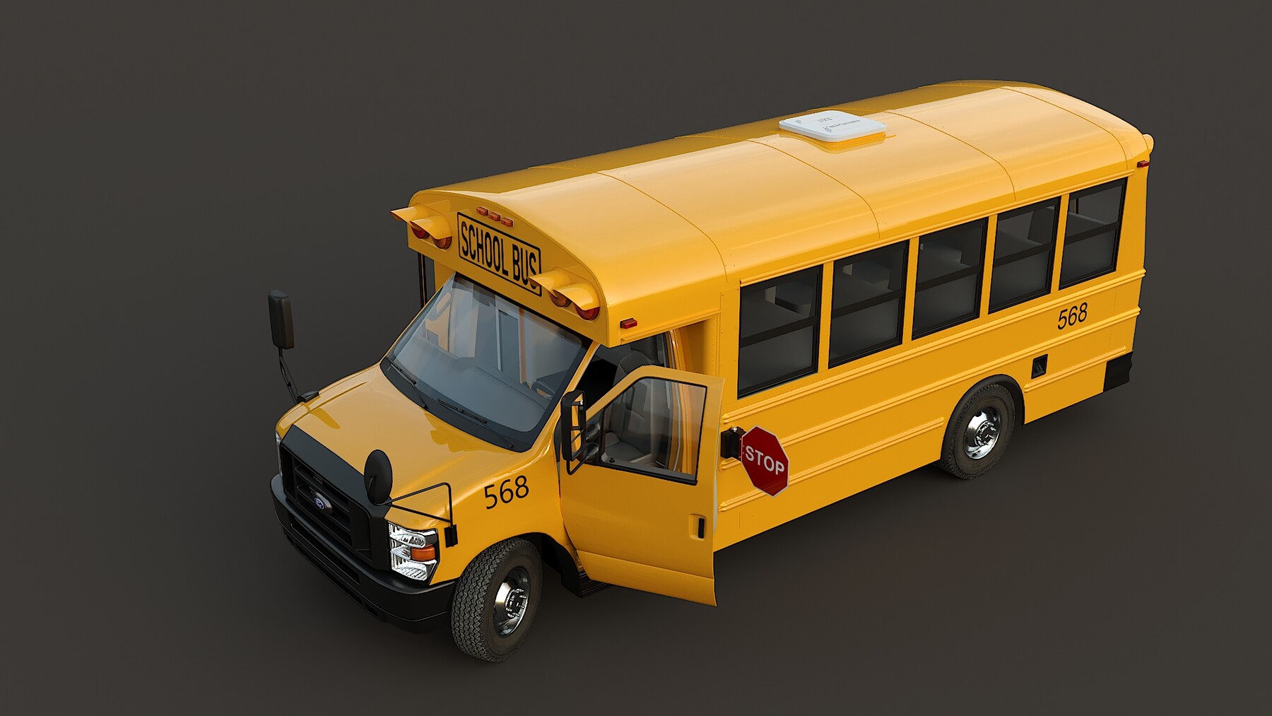 ArtStation Ford ESeries School bus Type A Resources