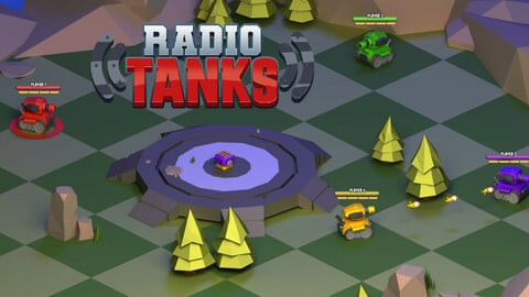 Low Poly Tank Game Assets