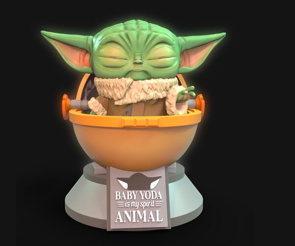 yoda game controller holder