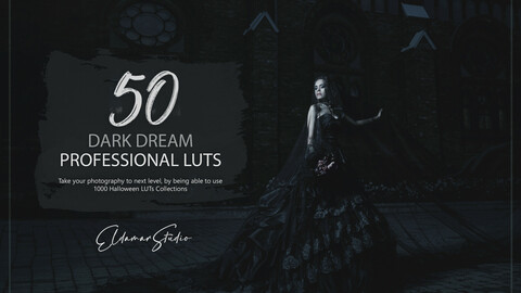 50 Dark Dream LUTs and Presets Pack