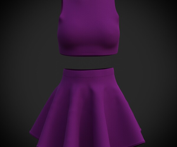 ArtStation Female table tennis outfit 3D tennis clothing Resources