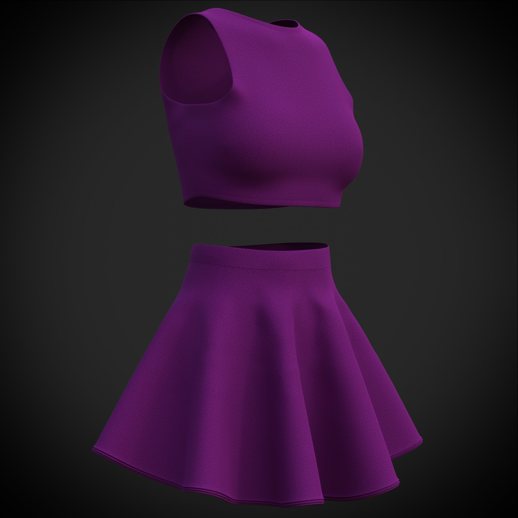 ArtStation Female table tennis outfit 3D tennis clothing Resources