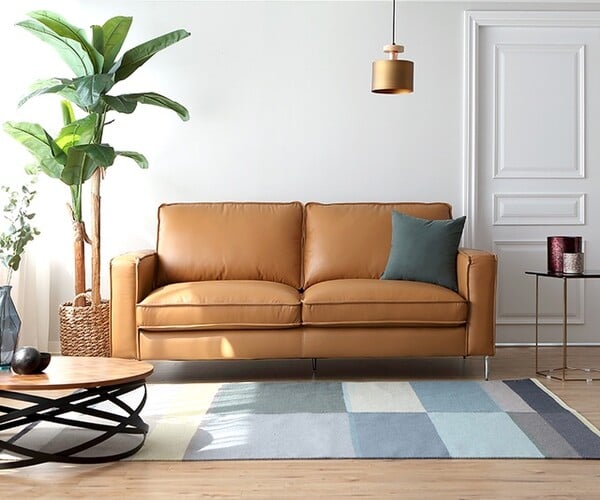 ArtStation - Baum Natural Cotton Leather 3 Seater Sofa | Resources