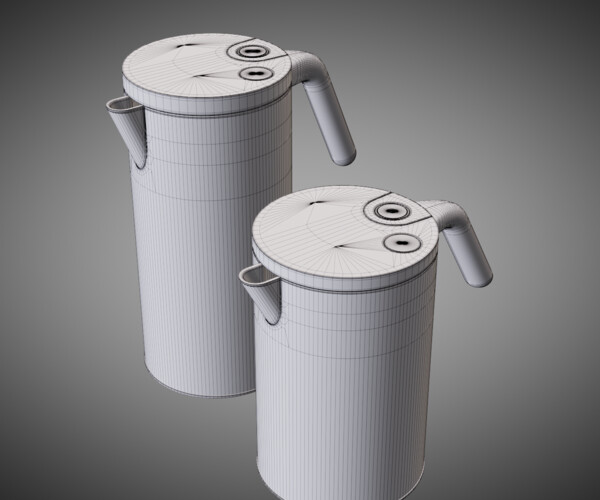 Modern Electric Kettle - 3D Model by artem2004