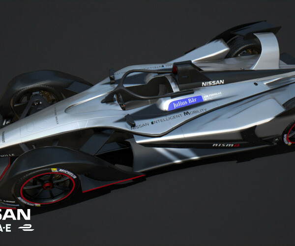 ArtStation - Gen 2 Formula E Nissan Car | Game Assets