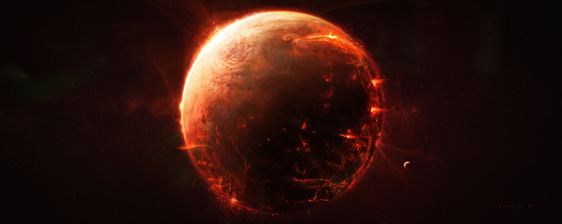 ArtStation Fiery (.blend .PSD). Resources