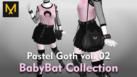 Pastel Goth Outfit vol.02 - BabyBat Collection