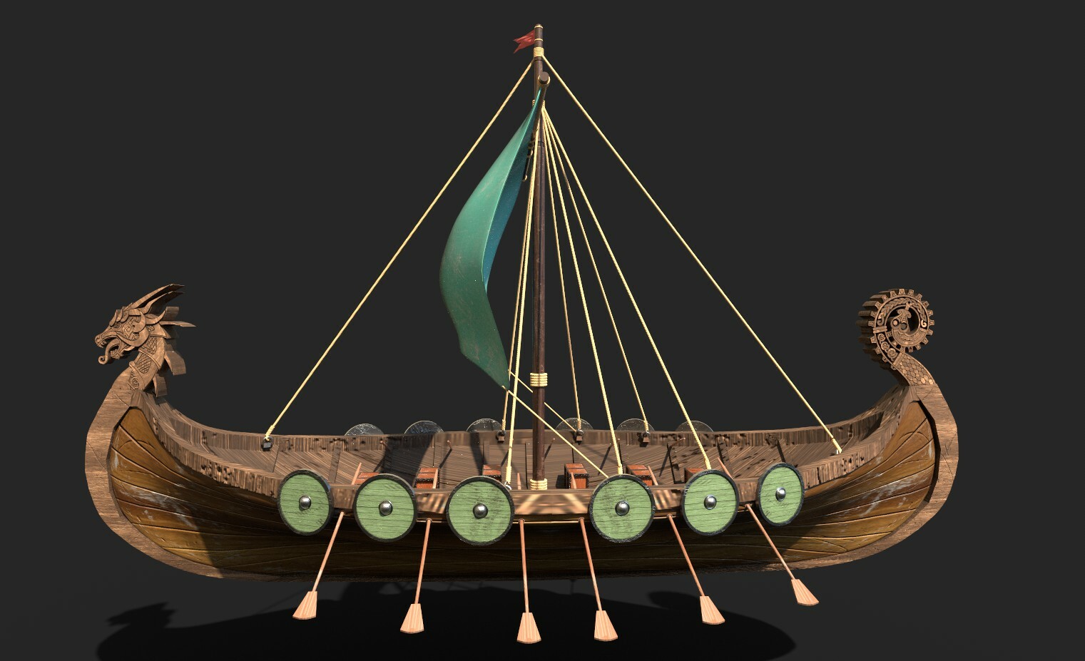 Artstation - Viking Longship 