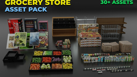 Grocery Store Asset Pack