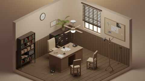 Detective office