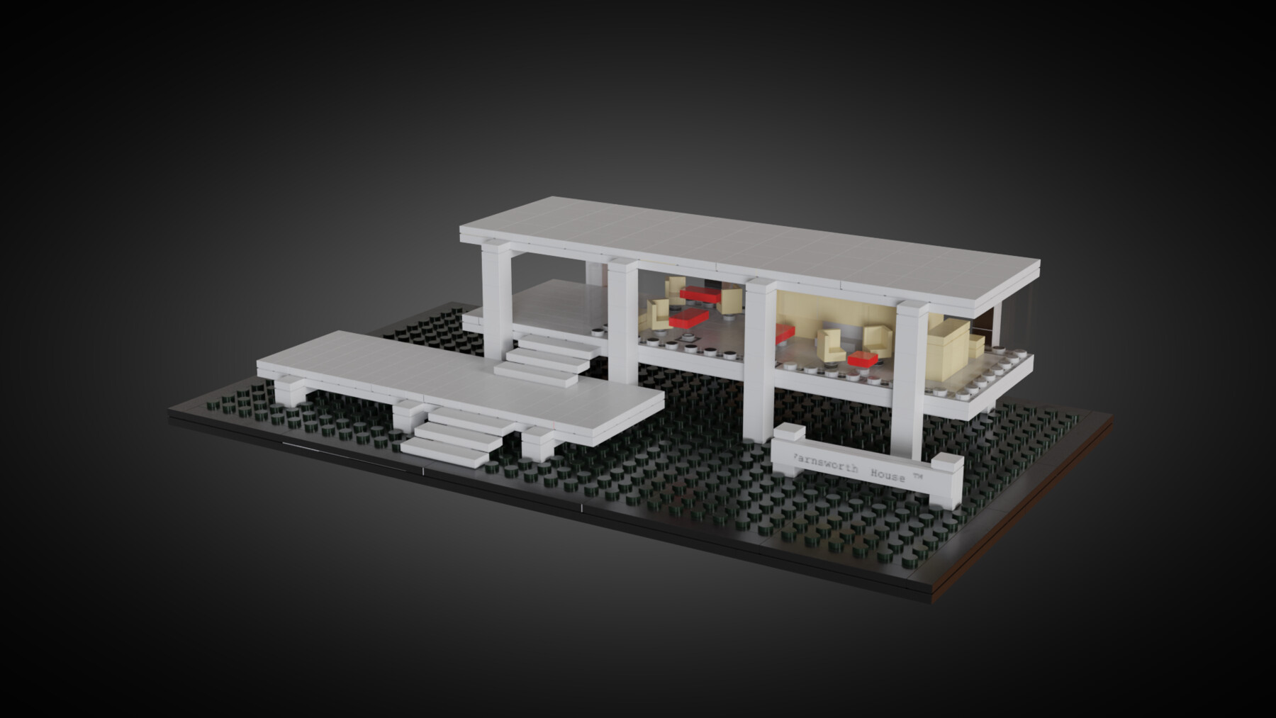 flamme overliggende kaos ArtStation - Farnsworth House by Lego | Resources