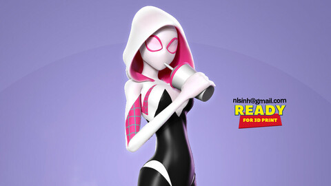 Refreshment with Spider-Gwen