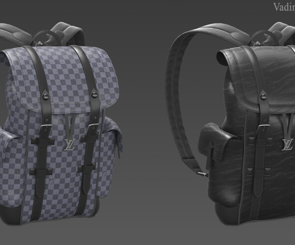 ArtStation - Backpack №2. Marvelous Designer / Clo 3D project +obj ...