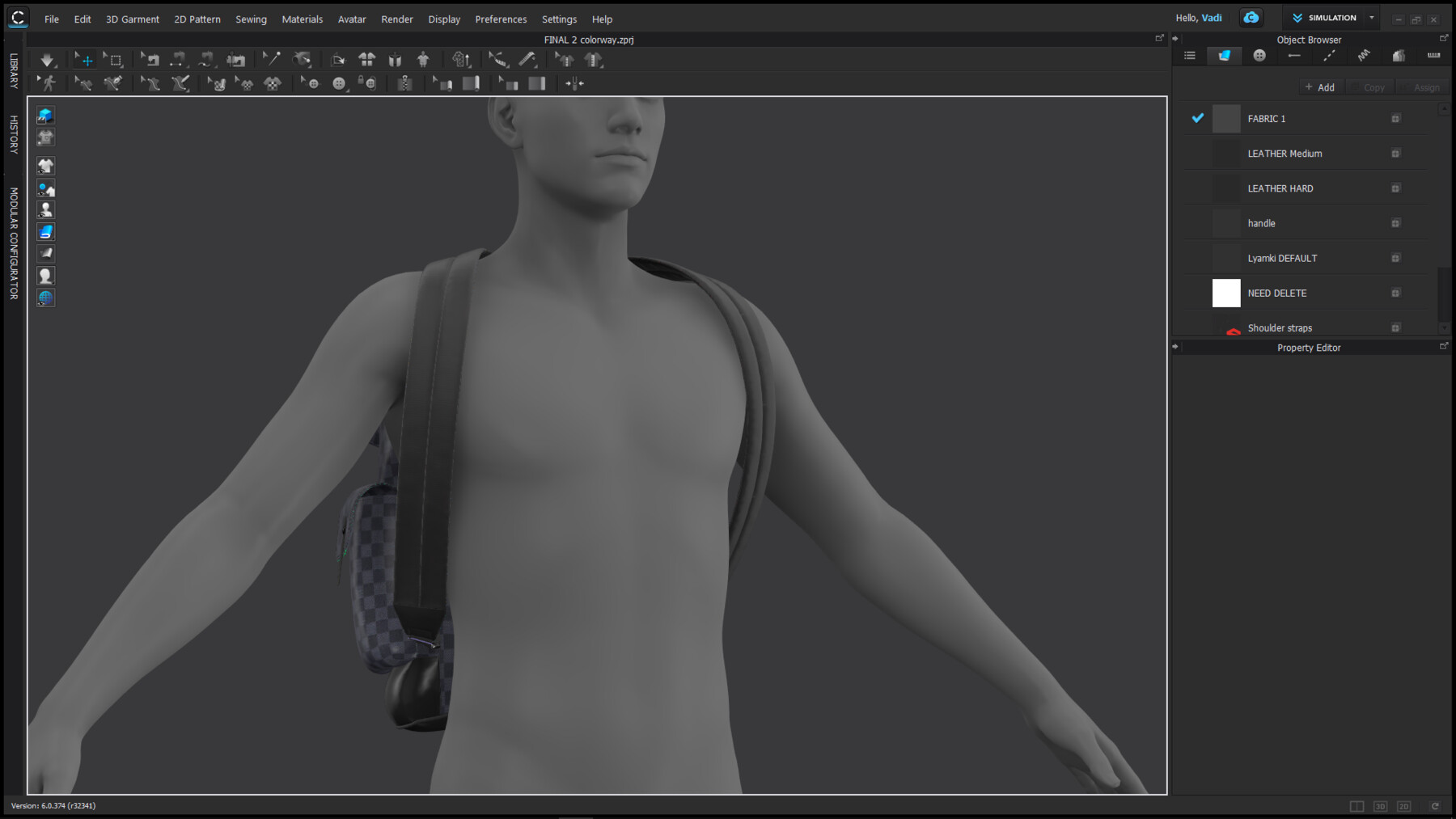 ArtStation - Backpack №2. Marvelous Designer / Clo 3D project +obj ...