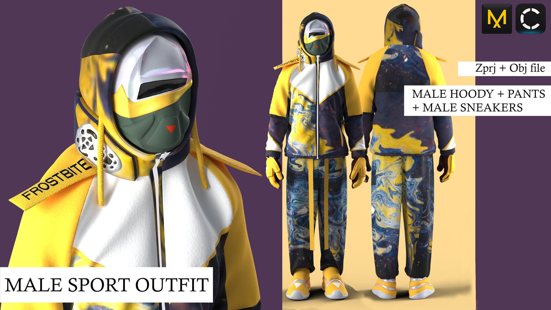 ArtStation - MALE SPORT OUTFIT | Game Assets