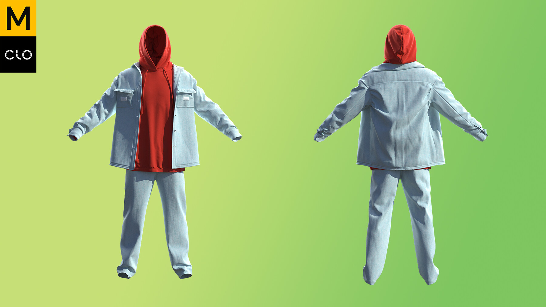 ArtStation - Male digital wear 1 | Game Assets