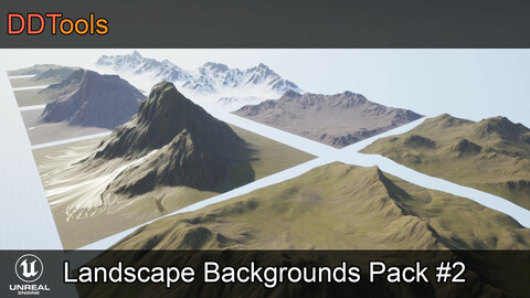 DDTools - Landscape backgrounds pack #2 for Unreal Engine