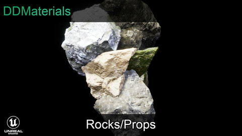 DDMaterials - Rocks/Props for Unreal Engine