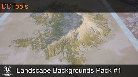 DDTools - Landscape backgrounds pack #1 for Unreal Engine