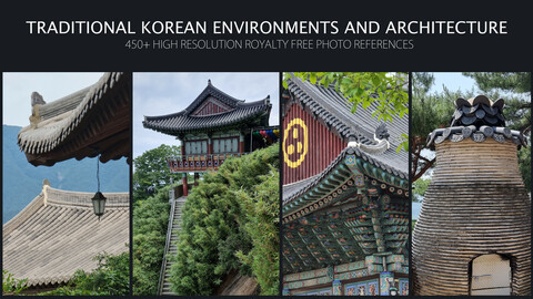 Traditional Korean Environments and Architecture - 450+ High-Resolution Royalty Free Photo References