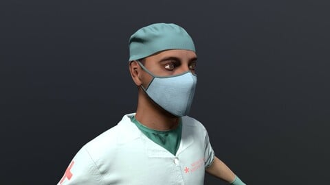 Medical man  UE4 ready to use