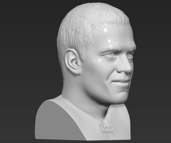 ArtStation - Tom Brady bust 3D printing ready stl obj formats | Resources